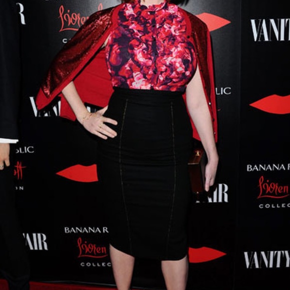 L’Wren Scott Banana Republic Rose Chiffon Blouse,  4P - Picture 2 of 8